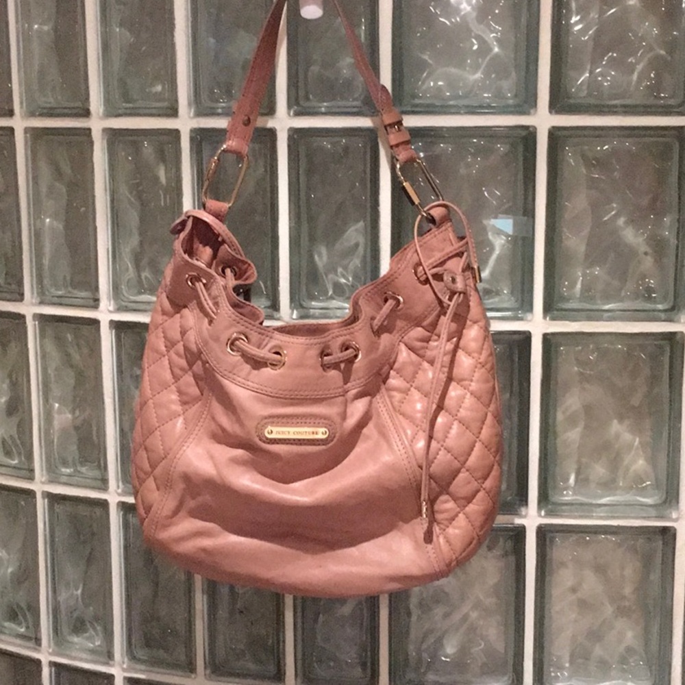 Juicy Couture Leather Hobo Bag New